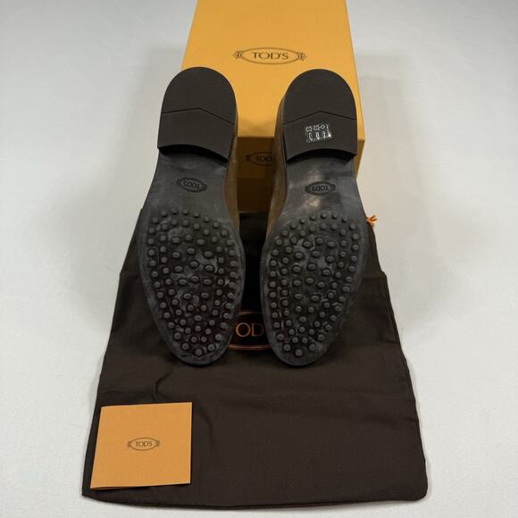 Tod’s MOCASSINO FORMAL SUEDE Loafer Size 7.5UK/9US New Receipt & Box MSRP $595 main image 6